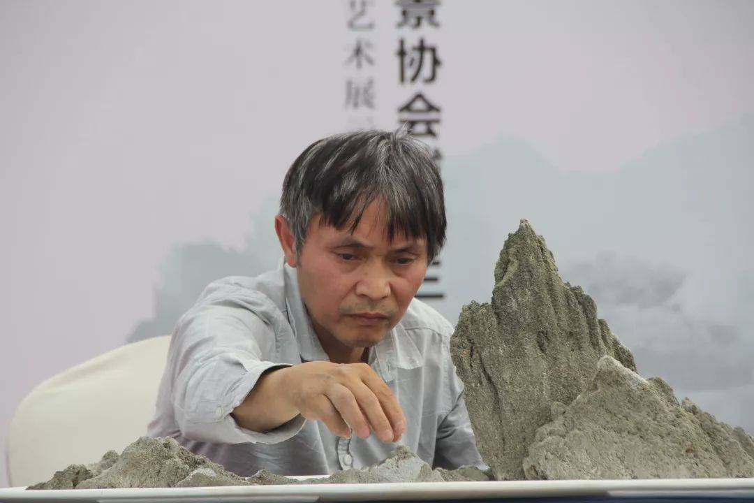 中华文化添锦绣，川派盆景铸辉煌丨川派盆景制作表演——厂矿盆协(图4)