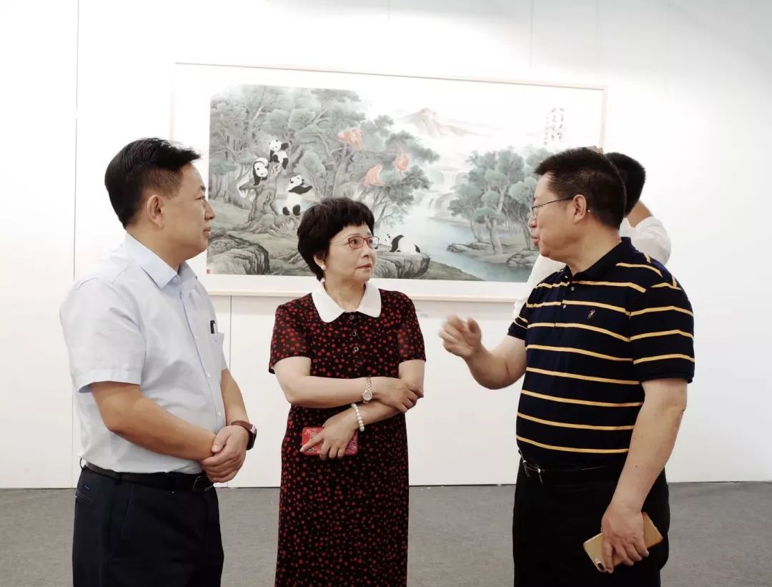 四川省传统文化促进会常务副会长，著名书画家吴长江亮相北京艺博会 (图5)