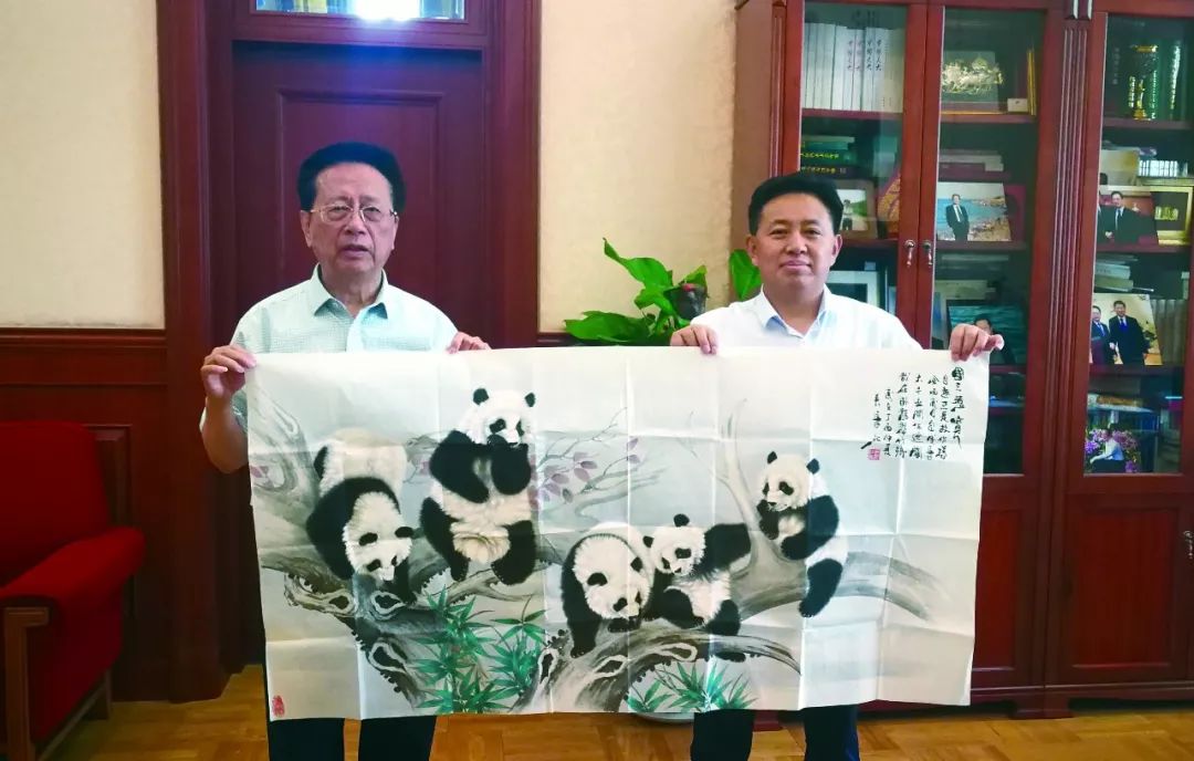 四川省传统文化促进会常务副会长，著名书画家吴长江亮相北京艺博会 (图16)