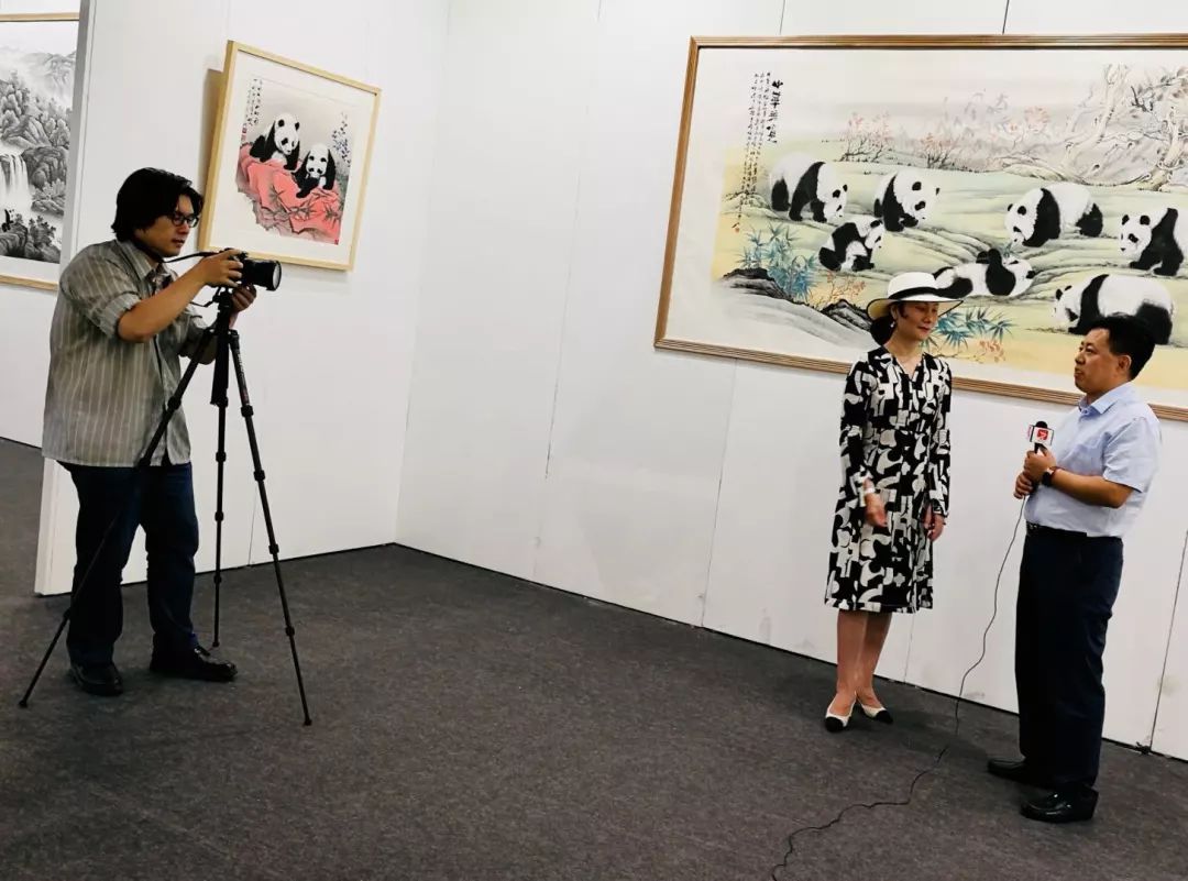 四川省传统文化促进会常务副会长，著名书画家吴长江亮相北京艺博会 (图28)