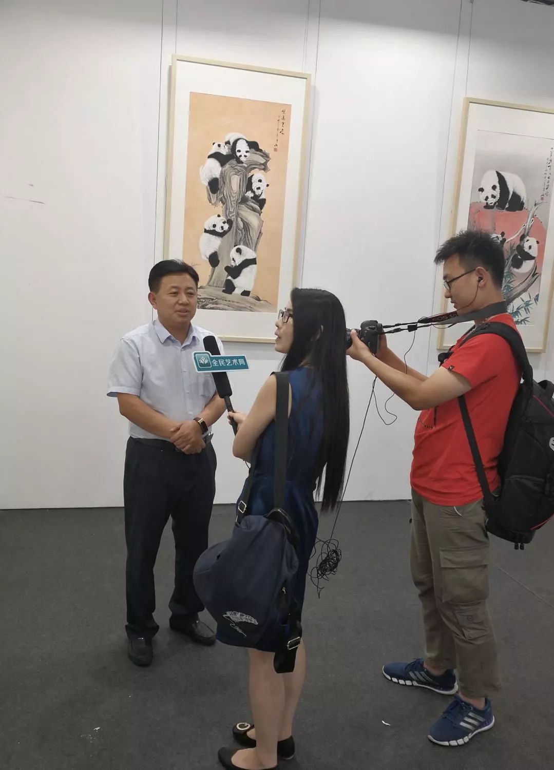 四川省传统文化促进会常务副会长，著名书画家吴长江亮相北京艺博会 (图29)