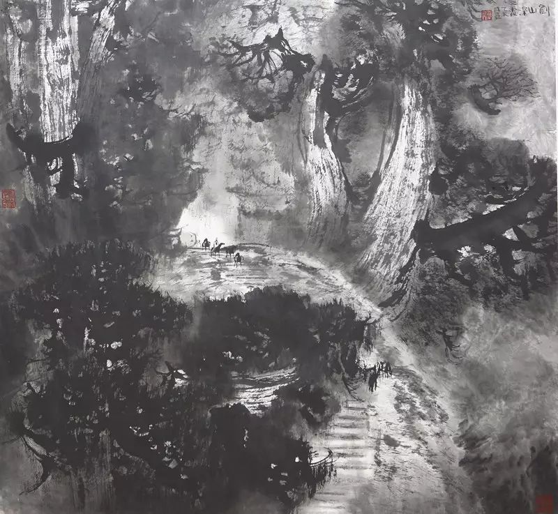 传承经典，弘扬国粹，“沧桑如画——罗其鑫作品展”蓉城开展 (图13)