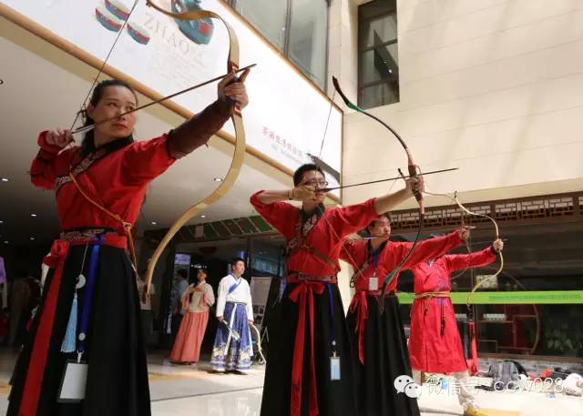 汉文化活动展演：射以观德 穿杨百步 (图1)