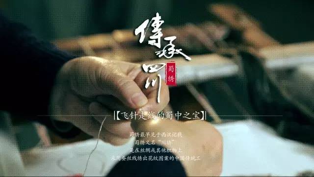 飞针走线的蜀中之宝【传承四川】蜀绣 (图1)