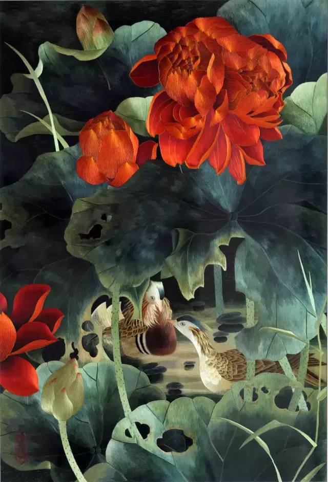 飞针走线的蜀中之宝【传承四川】蜀绣 (图22)