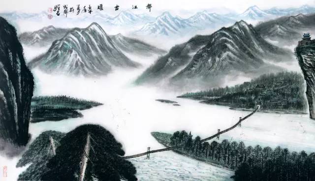 一江一河滋养绘画生涯【传承四川】国画 (图22)