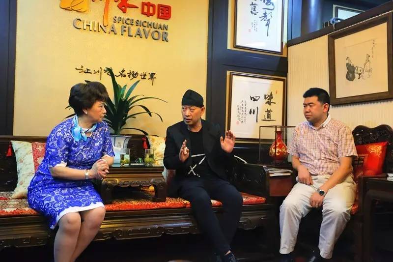 中国盆景协会一行到访成都，做客川味中国(图3)