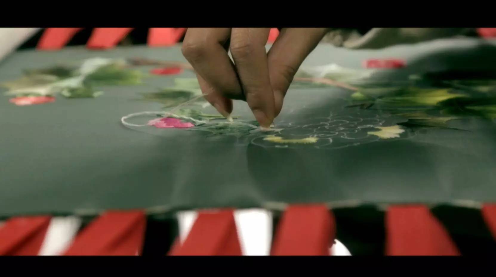 《味道四川》栏目组专访蜀绣艺术大师杨德全 (图5)