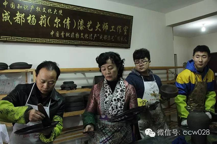 《味道四川》栏目组专访成都漆器大师杨莉尔倩 (图13)