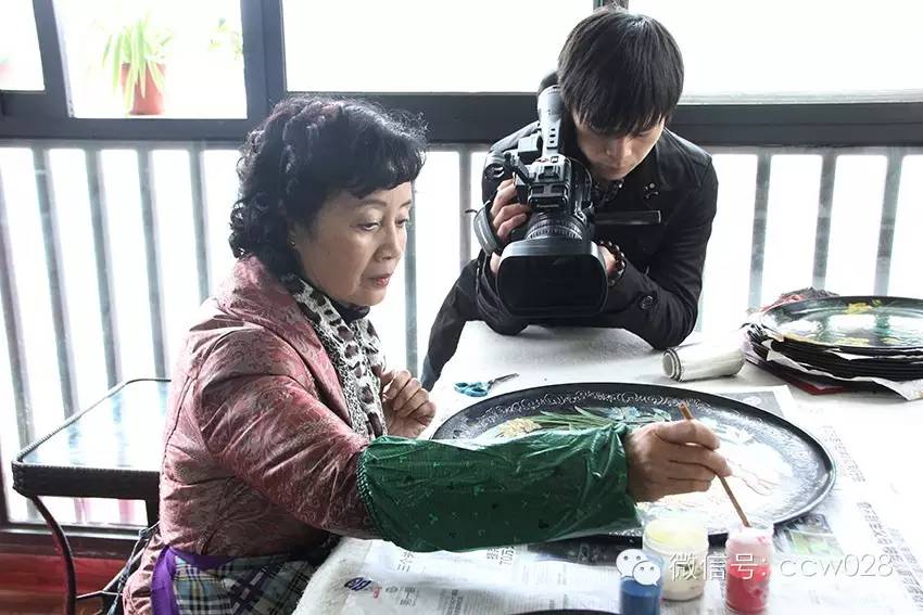 《味道四川》栏目组专访成都漆器大师杨莉尔倩 (图14)