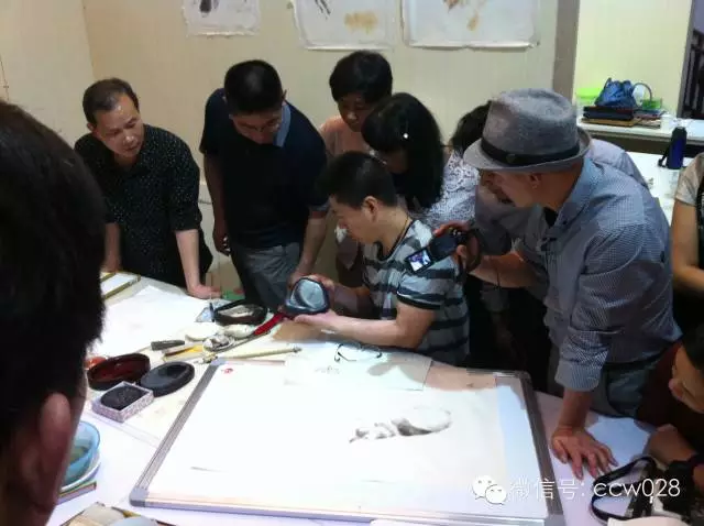 清华美院书画高研班王申勇  、 郑雅风专项研修班课堂风采(图2)