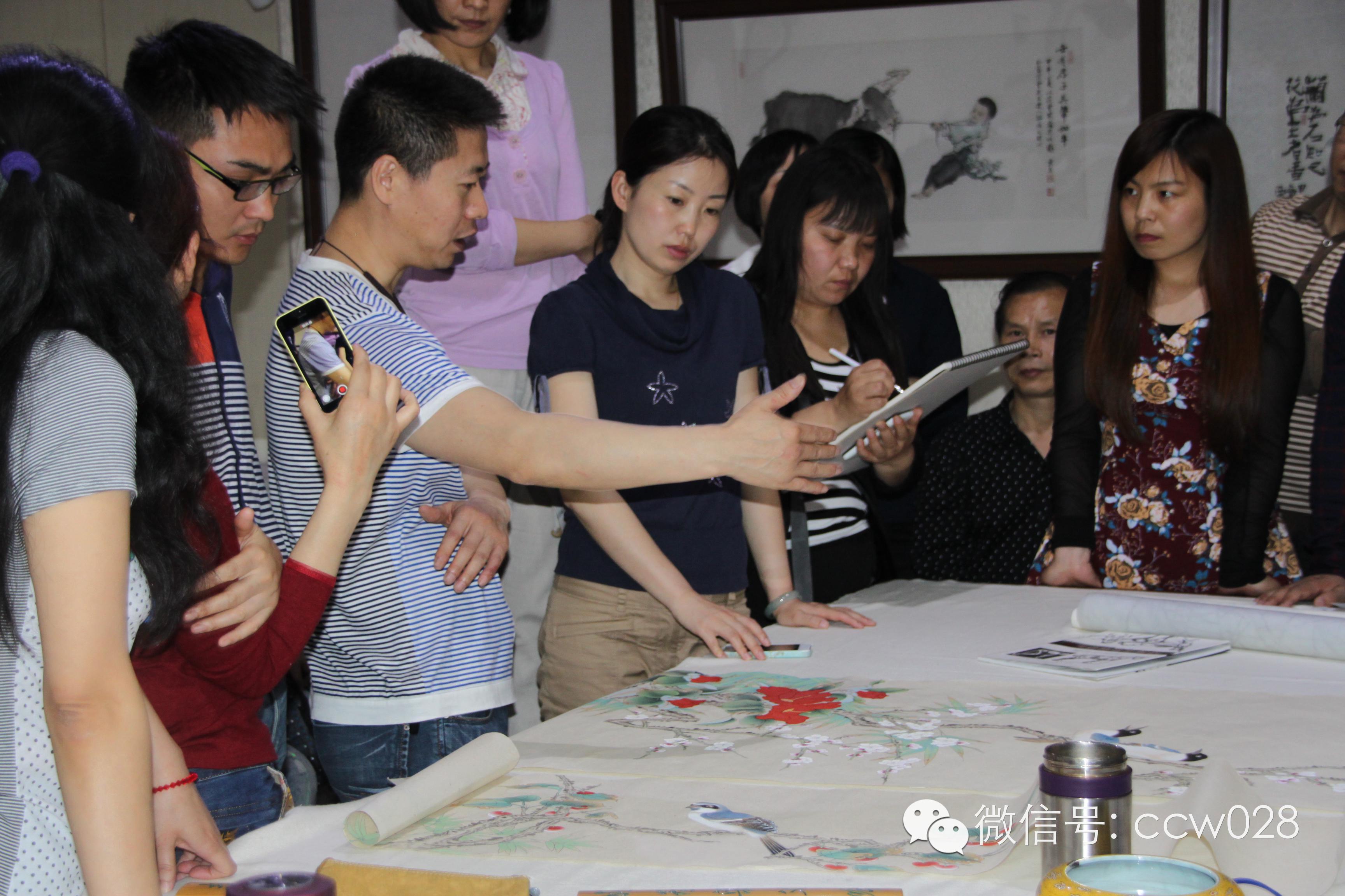 清华美院王申勇郑雅风工笔花鸟走兽画专项研修班在金泸州书画院正式开课！ (图2)
