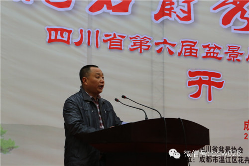 “树石蔚秀•春归温江” 四川省第六届盆景展暨首届温江盆景艺术节开幕 (图6)