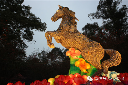 元宵节没去处？切塔子山公园逛熊猫灯会 (图2)