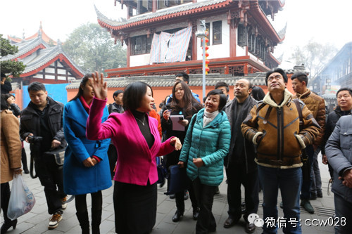 西部非遗生产性传承培训班到成都文殊坊非遗一条街参观学习 (图5)