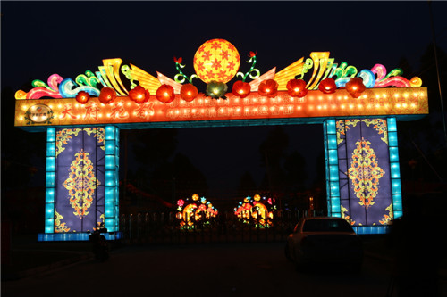 春节去哪儿？别犹豫了，郫县“天府花都”年宵灯会马上开灯啦！！ (图1)