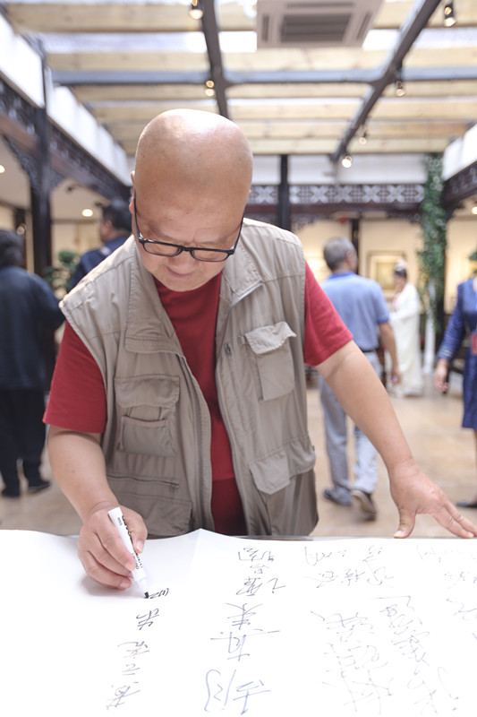 2017庆国庆  喜迎十九大 四川名家书画精品展暨四川传统文化艺术节走进沈阳启动仪式(图7)