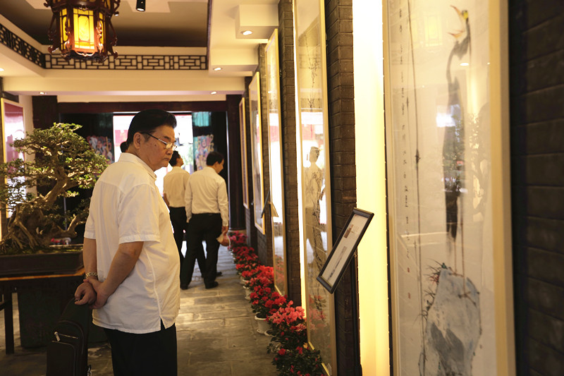 2017庆国庆  喜迎十九大 四川名家书画精品展暨四川传统文化艺术节走进沈阳启动仪式(图37)